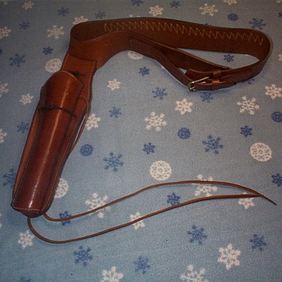 Vintage Viking Leather Holster and belt - Picture 1 of 7